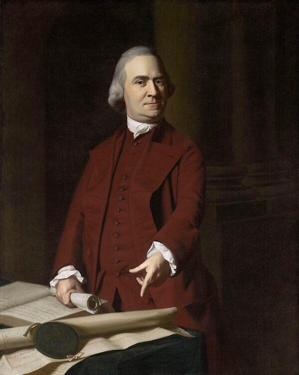 Samuel Adams believed that religion and public liberty are connected. "Samuel Adams," 1772, by John Singleton Copley. Museum of Fine Arts, Boston. (Public Domain)