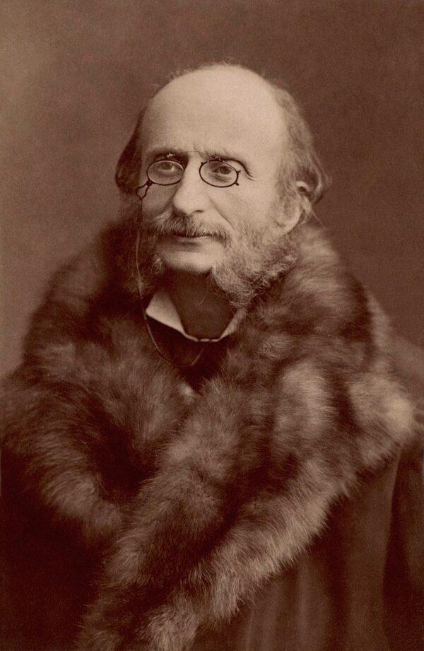Jacques Offenbach in the 1860s by photographer Adam Cuerden. (Public Domain)