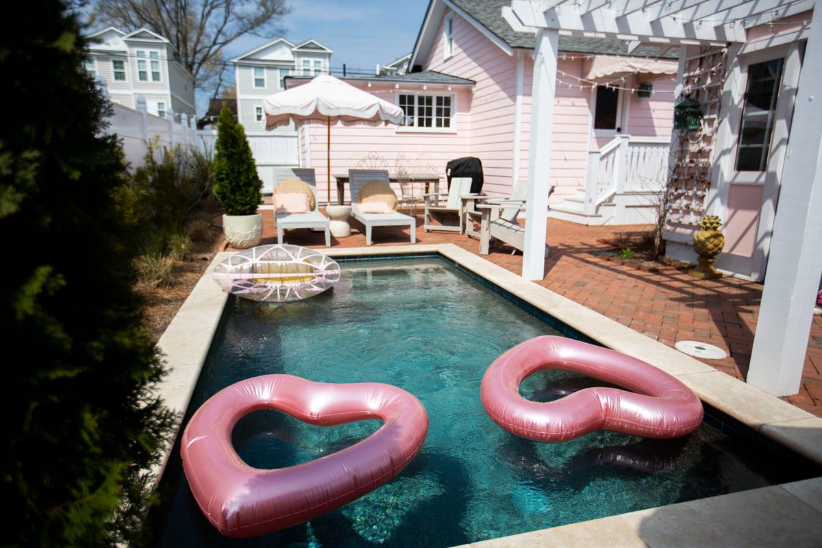 The heated pool behind the main cottage. (Kendall Warner/The Virginian-Pilot/TNS)