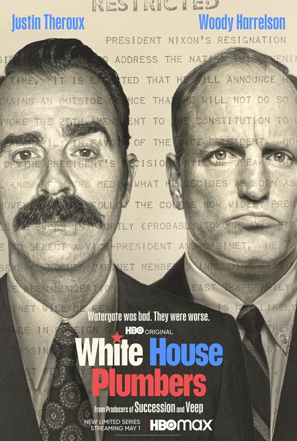 TV miniseries "White House Plumbers" gives a satirical twist to the Watergate breakin. (HBO Entertainment)