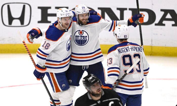 Oilers Advance to Second Round With 5–4 Victory Over Kings