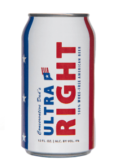 Conservative Dad's Ultra Right Beer. (Conservative Dad's Ultra Right)