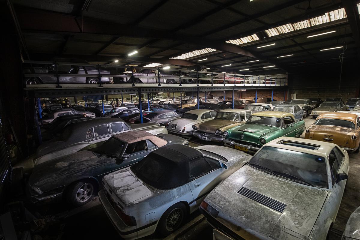 Several of the cars in Mr. Ad Palmen's 230-car collection. (Courtesy of <a href="https://www.facebook.com/classiccarauctionsNL/">Classic Car Auctions</a>/<a href="https://www.classiccar-auctions.com/palmen">classiccar-auctions.com</a>)