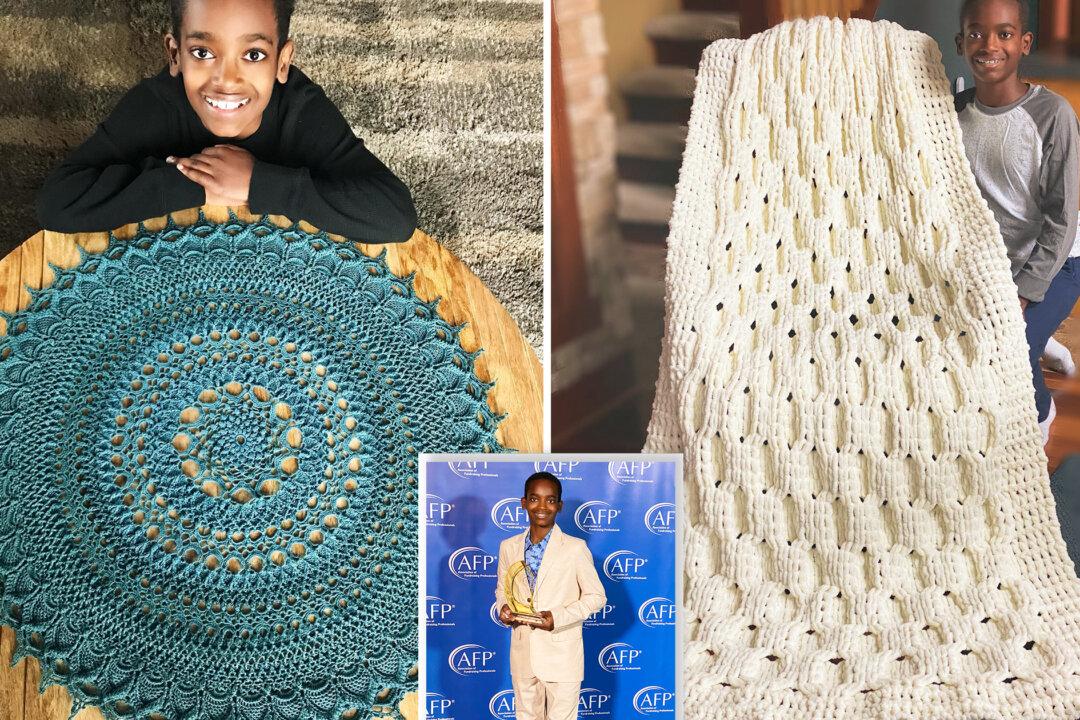 Boy Teaches Himself to Crochet at Age 5, Uses His Craft to Help Ethiopian Kids, Wins Award