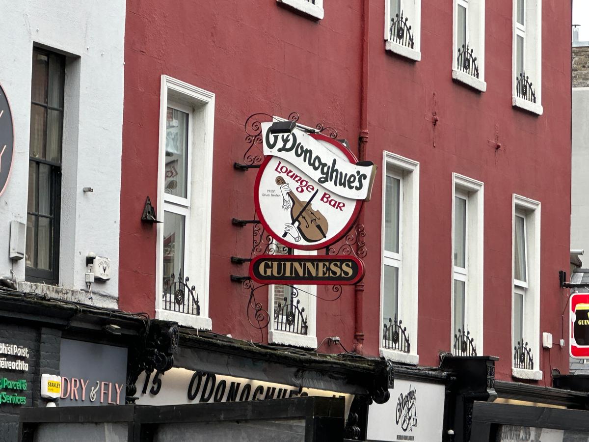 O'Donoghue's, one of the best-known pub in Dublin, Ireland. (Tim Johnson)