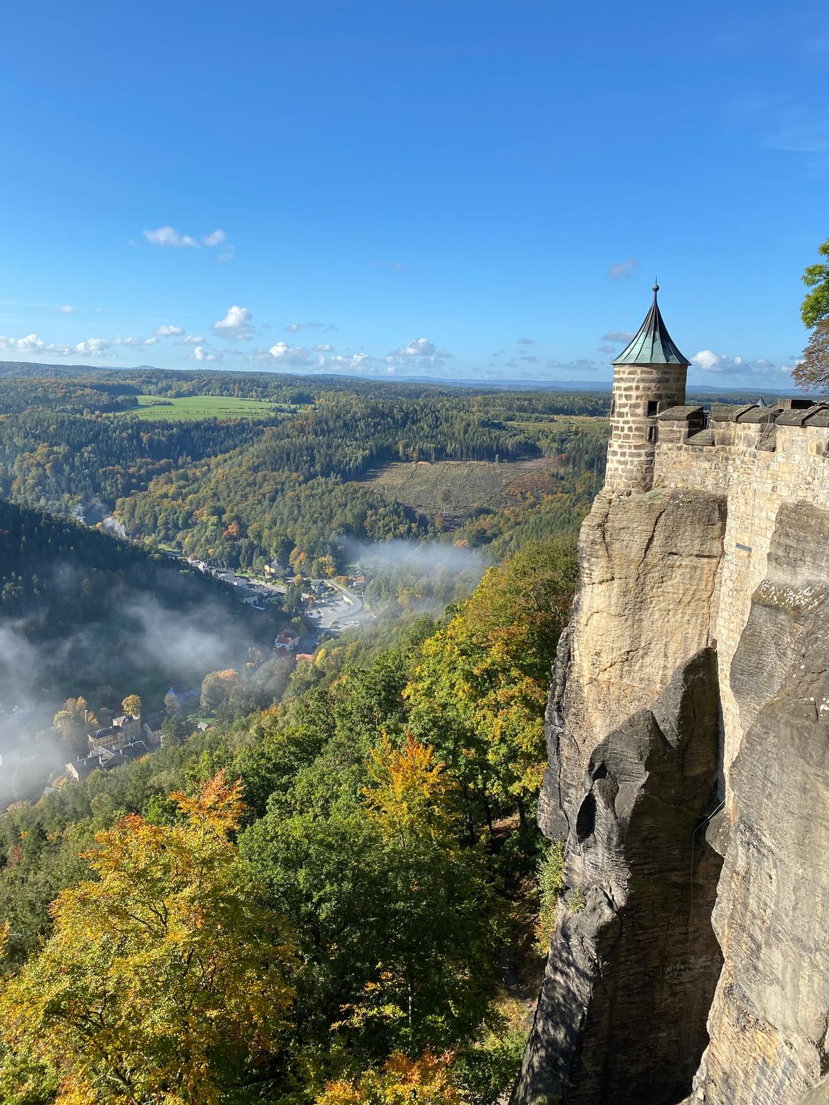Königstein Fortress overlooking the town of Königstein on the left bank of the River Elbe, near Dresden, Germany. (Tim Johnson)