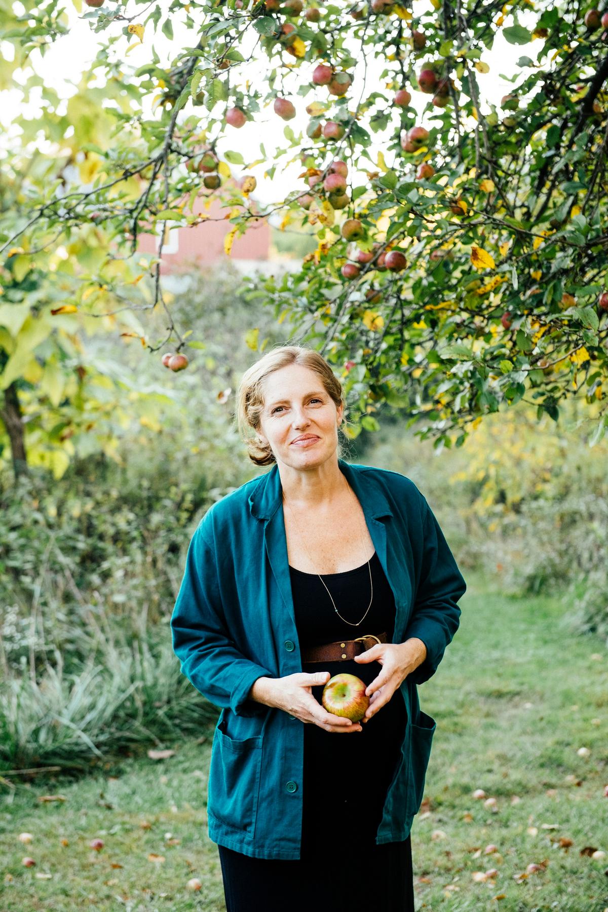 Abra Berens, cookbook author and chef at Granor Farm in Three Oaks, Mich. (EE Berger)