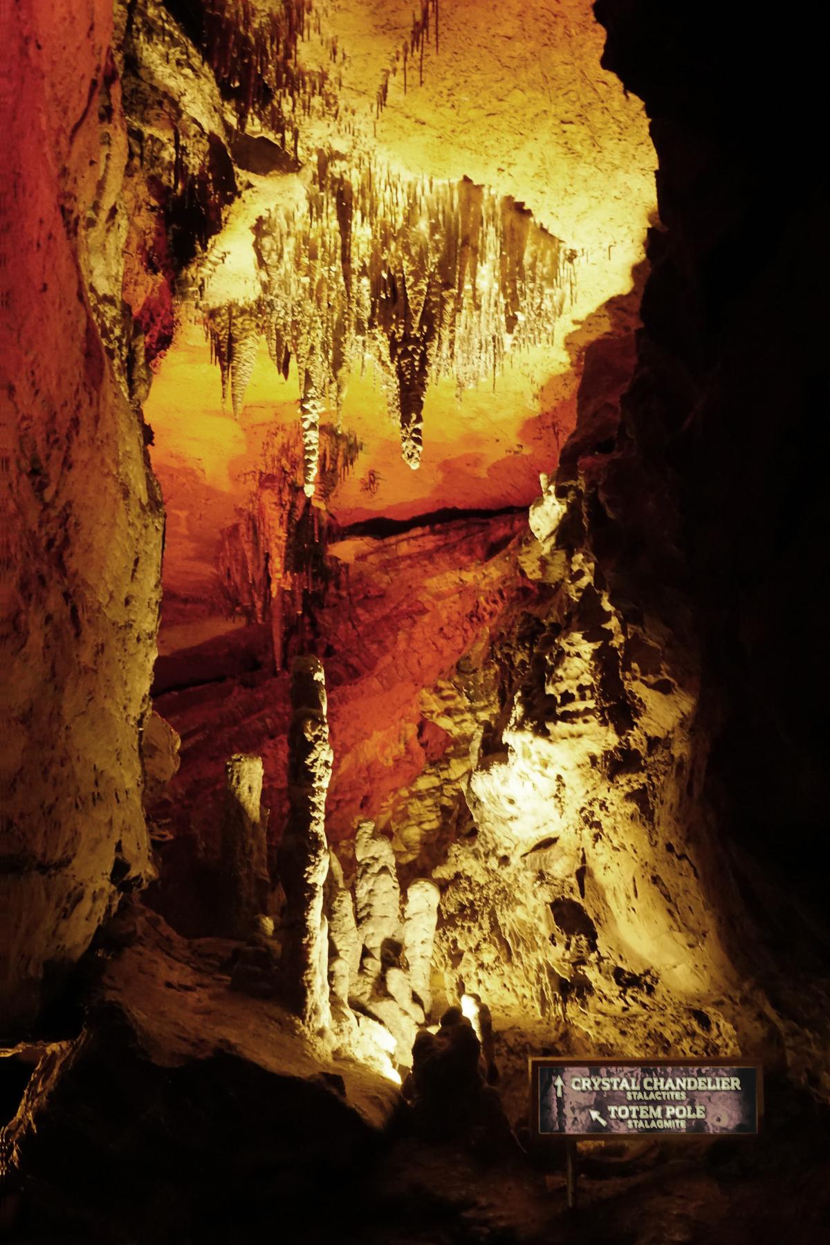 Spectacular subterranean formations inside Ruby Falls in Lookout Mountain, Tennessee. (Courtesy of <a href="https://www.rubyfalls.com/">Ruby Falls</a>)