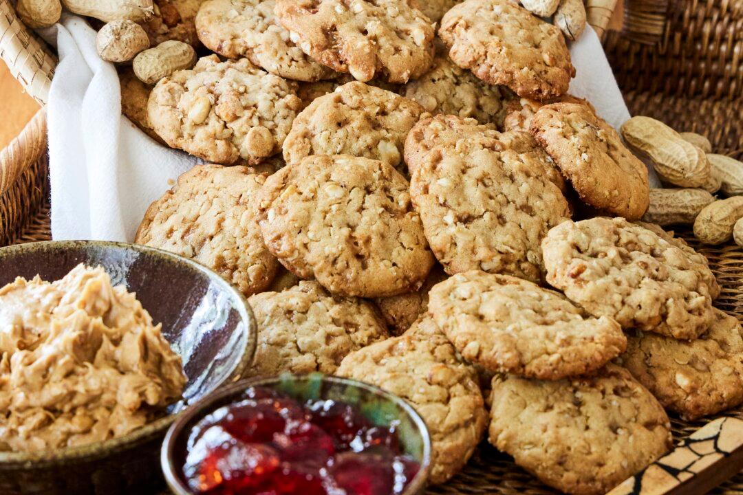 Peanut Butter Toffee Cookies