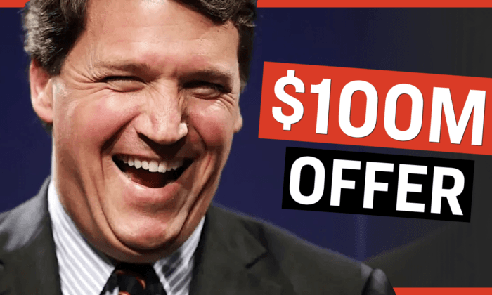 Tucker Gets $100 Million Offer; Leaked Videos From Inside Fox News | Facts Matter