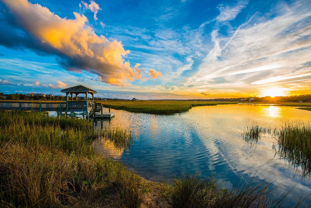 South Carolina’s Myrtle Beach marshlands offer many opportunities for enjoying soft adventure. (Courtesy of Visit Myrtle Beach)