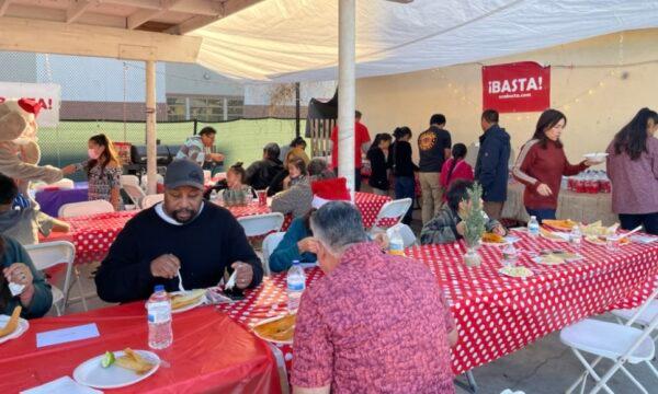 ¡BASTA!, a voter nonprofit based in Santa Ana with a mission to register minority voters, hosts a Christmas party in Santa Ana, Calif. (Courtesy of Ron Flores)