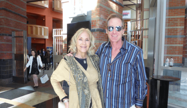 Joe and Pam Hughes attended Shen Yun Performing Arts at the New Jersey Performing Arts Center on May 6, 2023. (Frank Liang/The Epoch Times)