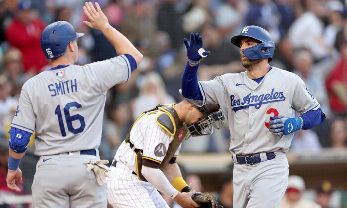 Taylor’s 2-run HR Lifts May, Dodgers to 2–1 Win Over Padres