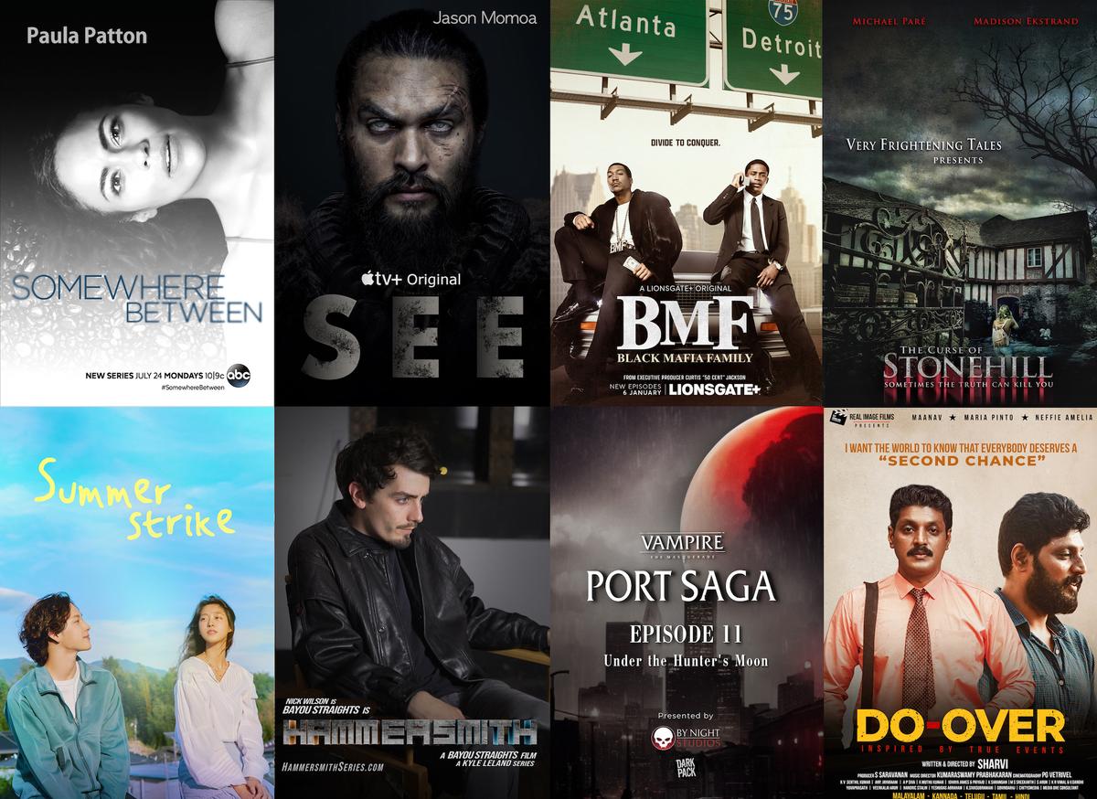 Eight major films in the 2023 LA WEBFEST Final. (Courtesy of LA WEBFEST)