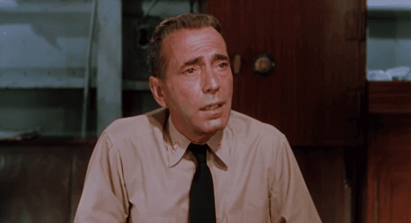 Humphrey Bogart is outstanding as Lt. Cmdr. Philip Francis Queeg in “The Caine Mutiny.” (Columbia Pictures)