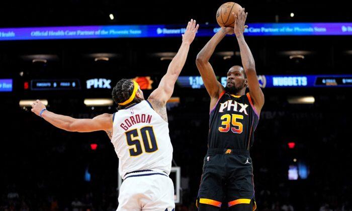 Booker, Durant Both Score 36, Suns Even Series With Nuggets