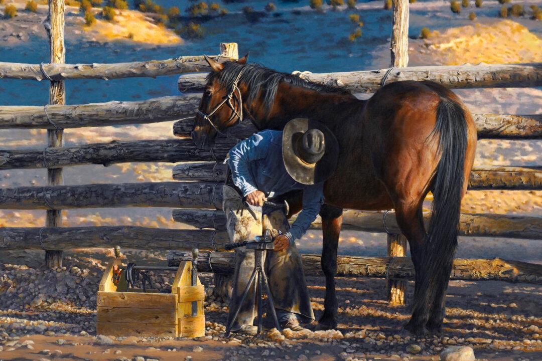 Oklahoma Cowboy Painter Rides With Ranchers to Portray Contemporary Western Culture in All Its Glory