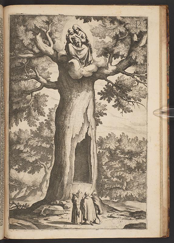 “Description of the Sacred Mount of Verna,” 1612, by Fra Lino Moroni. Printed book with 24 engravings after Jacopo Ligozzi. The British Library, London. (British Library Board. All Rights Reserved/Bridgeman Images)