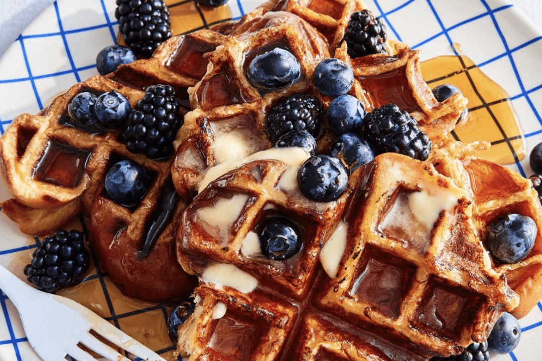 Maple-Cinnamon Waffle French Toast