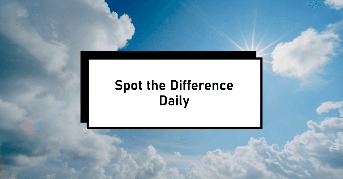 Spot the Difference Daily - Can You Find the 10 Differences?