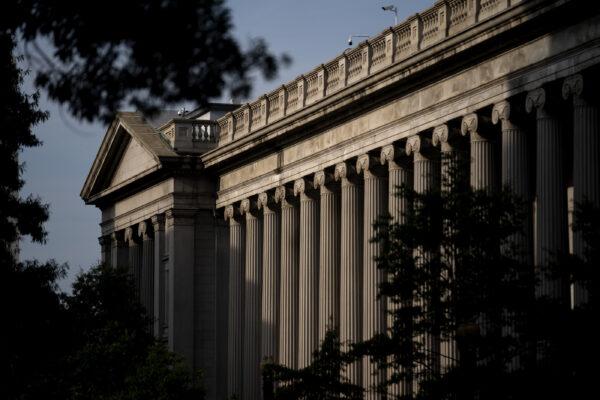 The U.S. Treasury Department building in Washington, D.C. (Stefani Reynolds/Bloomberg)