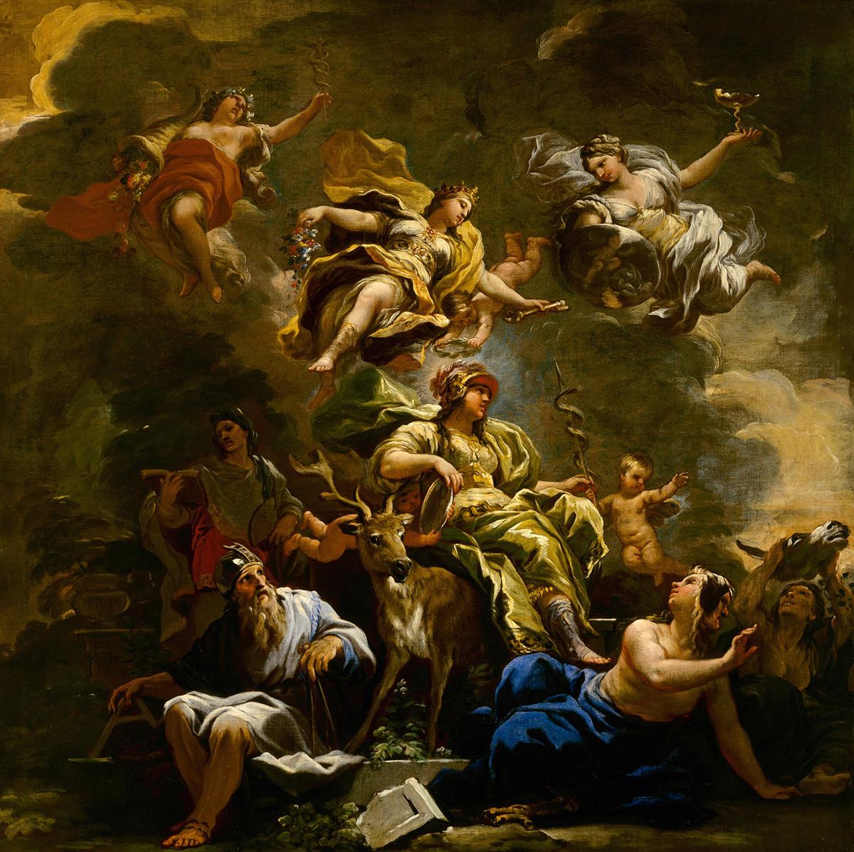 Goodwill and generosity unbuttressed by prudence can lead to evil and death. "Allegory of Prudence," circa 1682, by Luca Giordano. Oil on canvas. Museum of Fine Arts, Houston. (Public Domain)