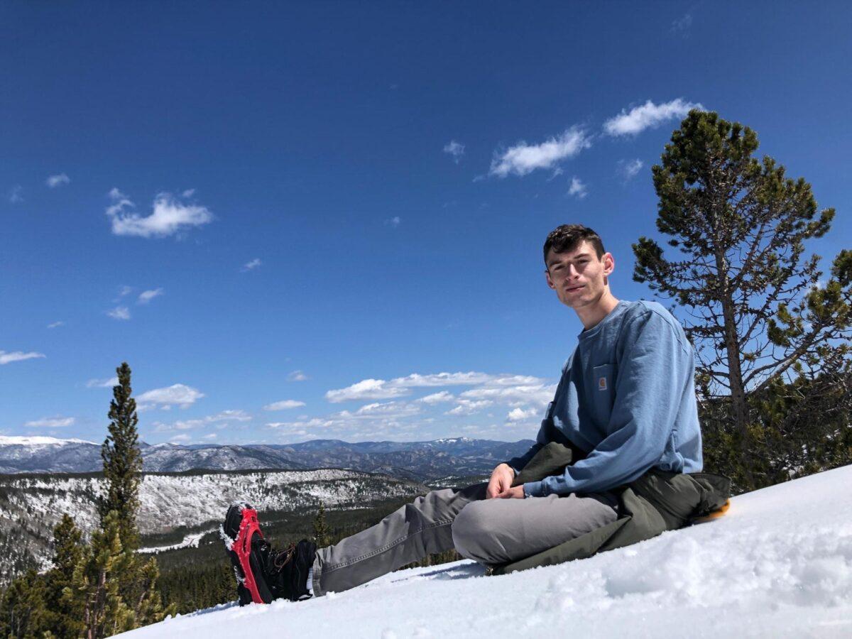 Nick Haley in Rocky Mountain National Park, Colo., in May 2019. (Courtesy of Nick Haley)