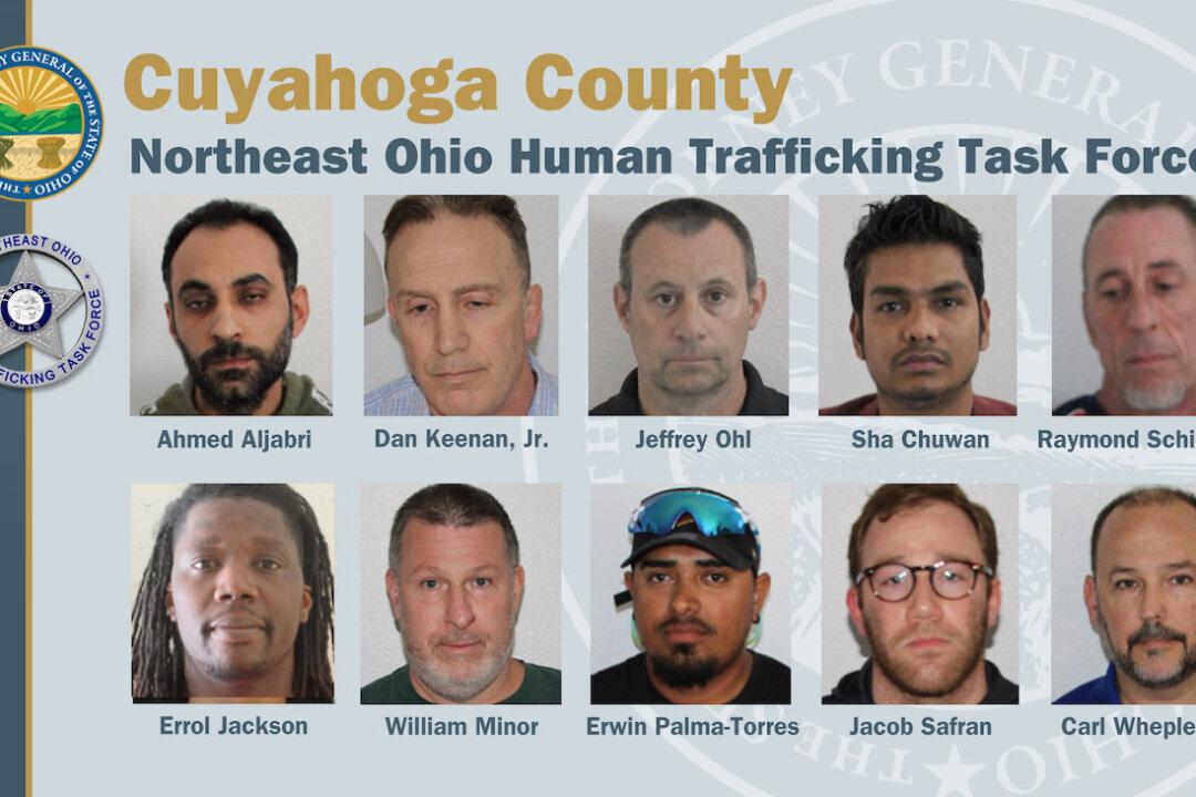 10 Men Arrested in Ohio in Human Trafficking Operation, Illegal Immigrant Among Them