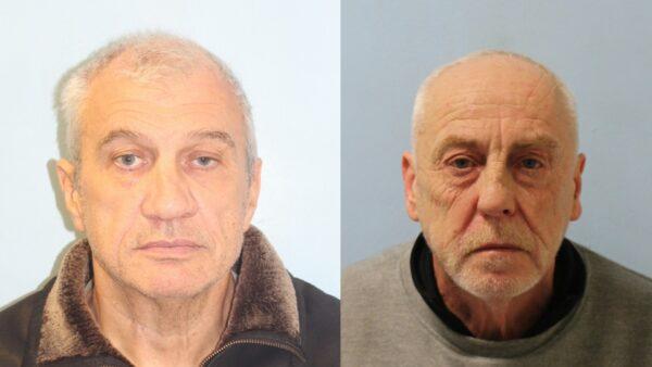 Undated images of Christopher Zietek (L) and Anthony Beard (R) who were jailed for passport fraud on May 16, 2023 at Reading Crown Court in Reading, England. (National Crime Agency)