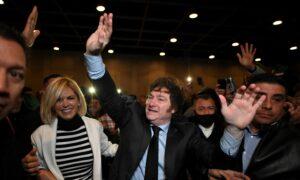 Argentina’s Libertarian Outsider Javier Milei Takes Lead in Primary