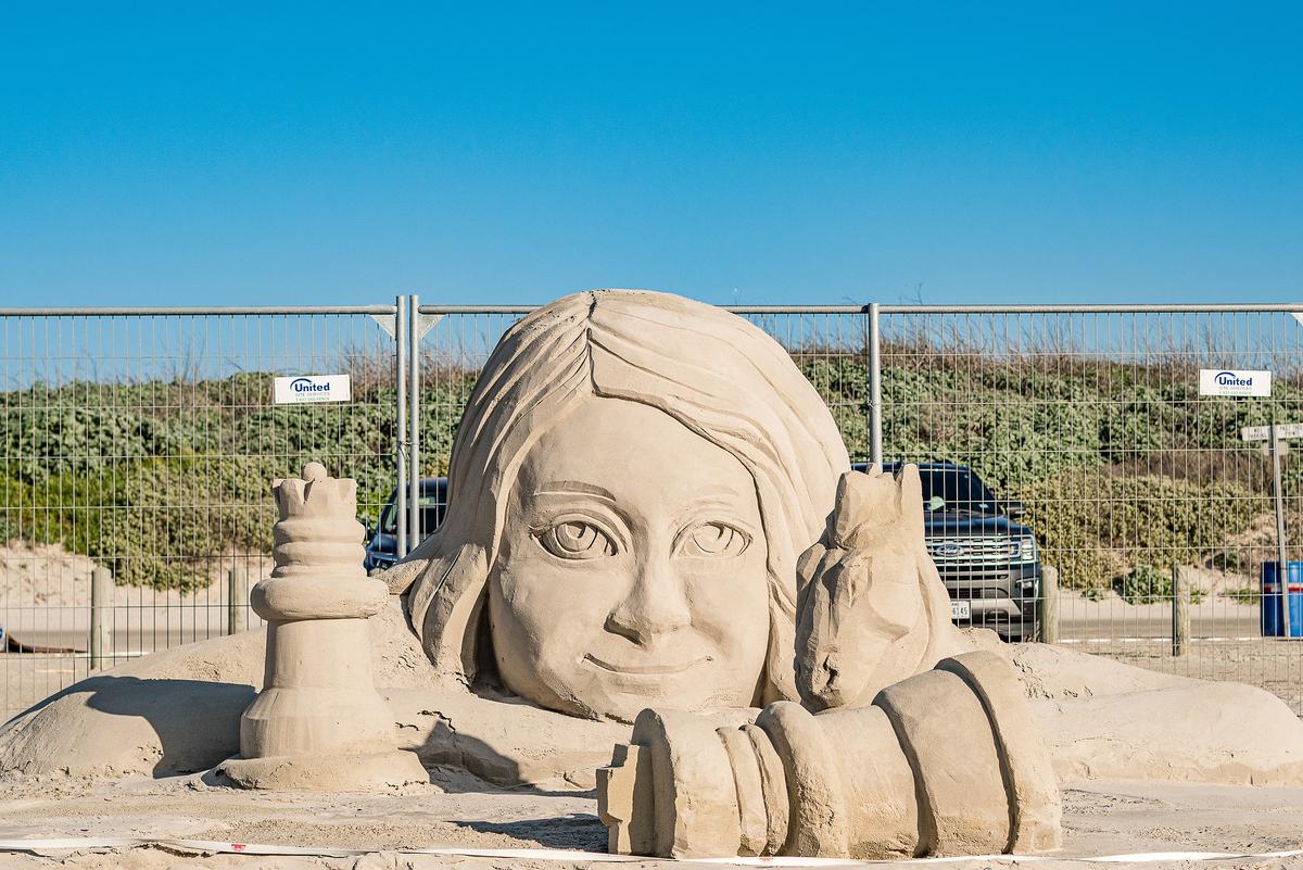One of the sculptures at this year's Texas SandFest in Port Aransas. (Courtesy of Port Aransas Tourism Bureau/TNS)