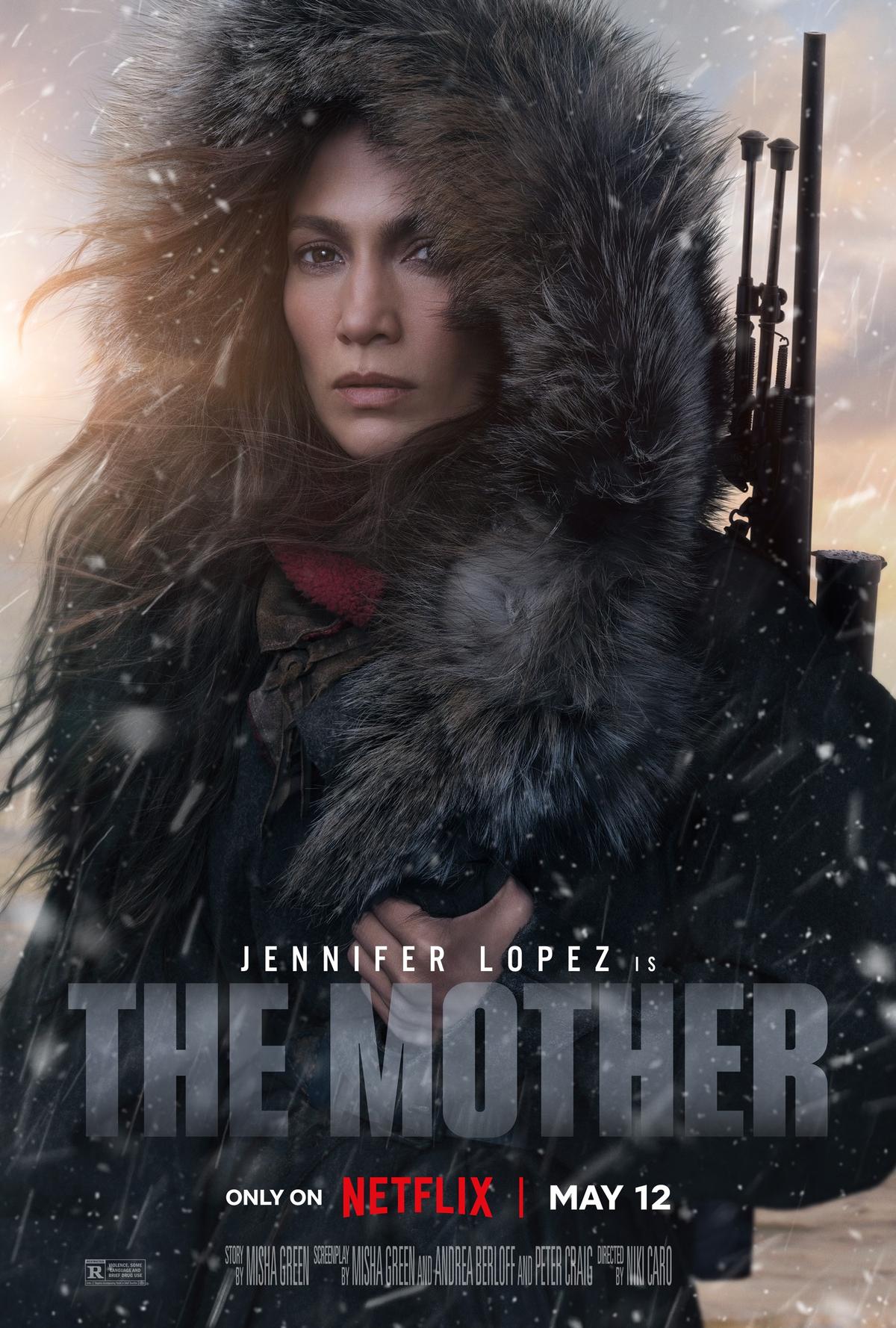 Movie poster for "The Mother." (Netflix)