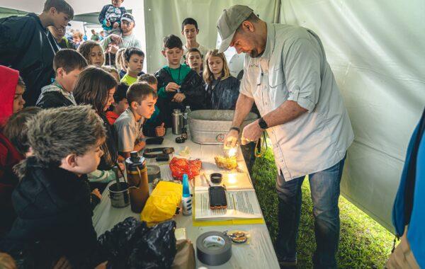 The Old School Survival Boot Camp has more than 140 hands-on classes for adults and children. (Photo by Tim Evans)