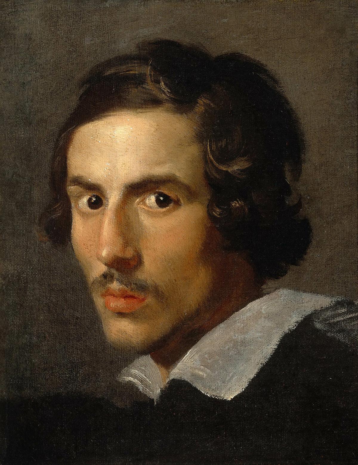 "Self-Portrait as a Young Man," 1623, by Gian Lorenzo Bernini. Oil on canvas; 14.9 inches by 11.8 inches. Borghese Gallery, Italy. (Public Domain)