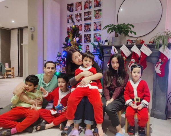 Hongkonger Hebe, her husband Michael, and their children spend their Christmas in the festivity in Belgium. (Courtesy of Hebe)