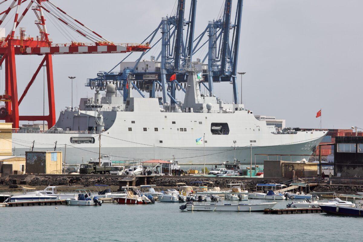 Chinese warship in the port of Djibouti on Feb. 6, 2016. (Vladimir Melnik/Shutterstock)