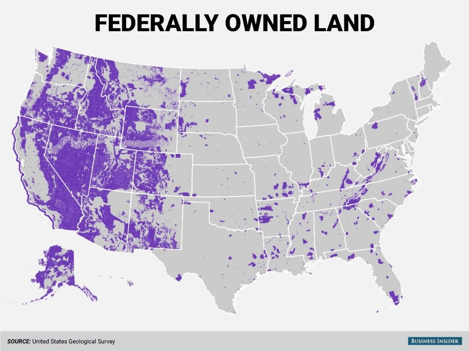 Federally Owned Land. (USGS)