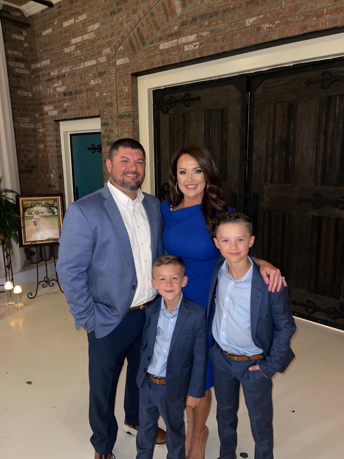 Courtney McKee with her husband, Brandon, and sons, Brody and Max. (Courtesy of Courtney McKee)