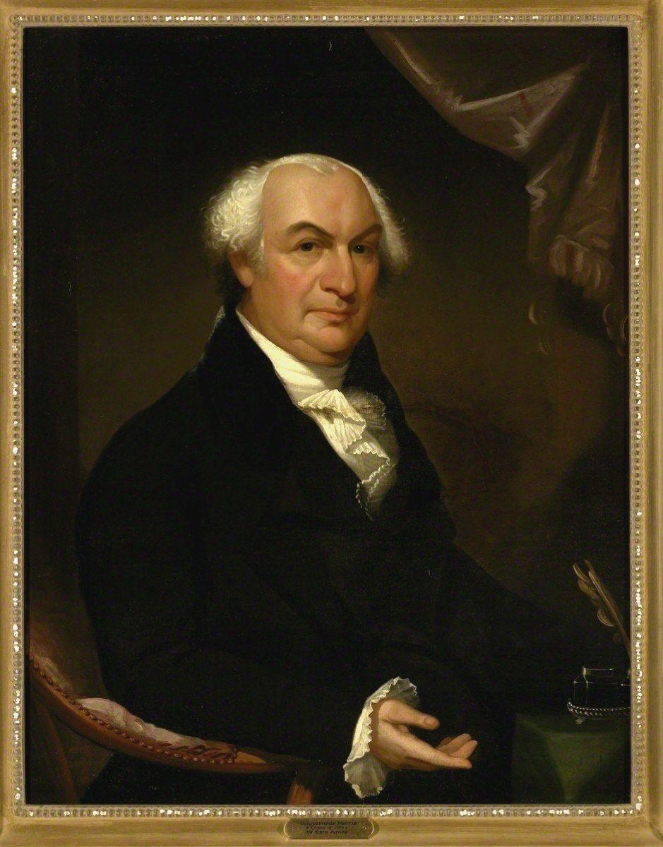 A portrait of Gouverneur Morris (1752–1816), 1817. Ezra Ames-Avery Library, New York. (Public Domain)<span style="color: #ff0000;"> </span>