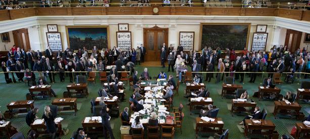 Texas lawmakers debated banning DEI on college campuses for more than five hours at the state capitol in Austin on May 19, 2023. (Courtesy of the Texas Legislature)