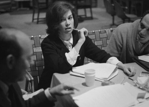 Mary Tyler Moore during a work session, from the documentary "Being Mary Tyler Moore." (HBO Max)