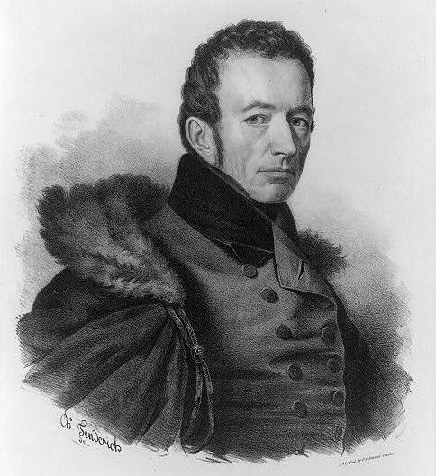 Secretary of War Joel Roberts Poinsett appointed Lt. Col. Charles Wilkes to lead an expedition of discovery in 1845. Portrait of Joel Roberts Poinsett, Secretary of War, in the administration of Martin Van Buren, by Charles Fenderich. Library of Congress. (Public Domain)