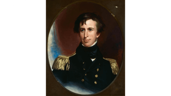 Lt. Charles Wilkes led the naval expedition of discovery that embarked in 1838. Lt. Charles Wilkes at the start of the United States Exploring Expedition, 1838–1842, by Thomas Sully. U.S. Naval Academy Museum. (Public Domain)