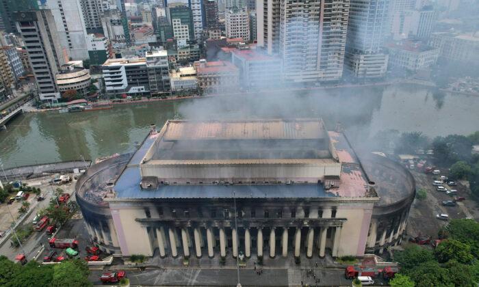 Fire Destroys Main Post Office in Philippine Capital, a Nearly 100-Year-Old Neoclassical Landmark