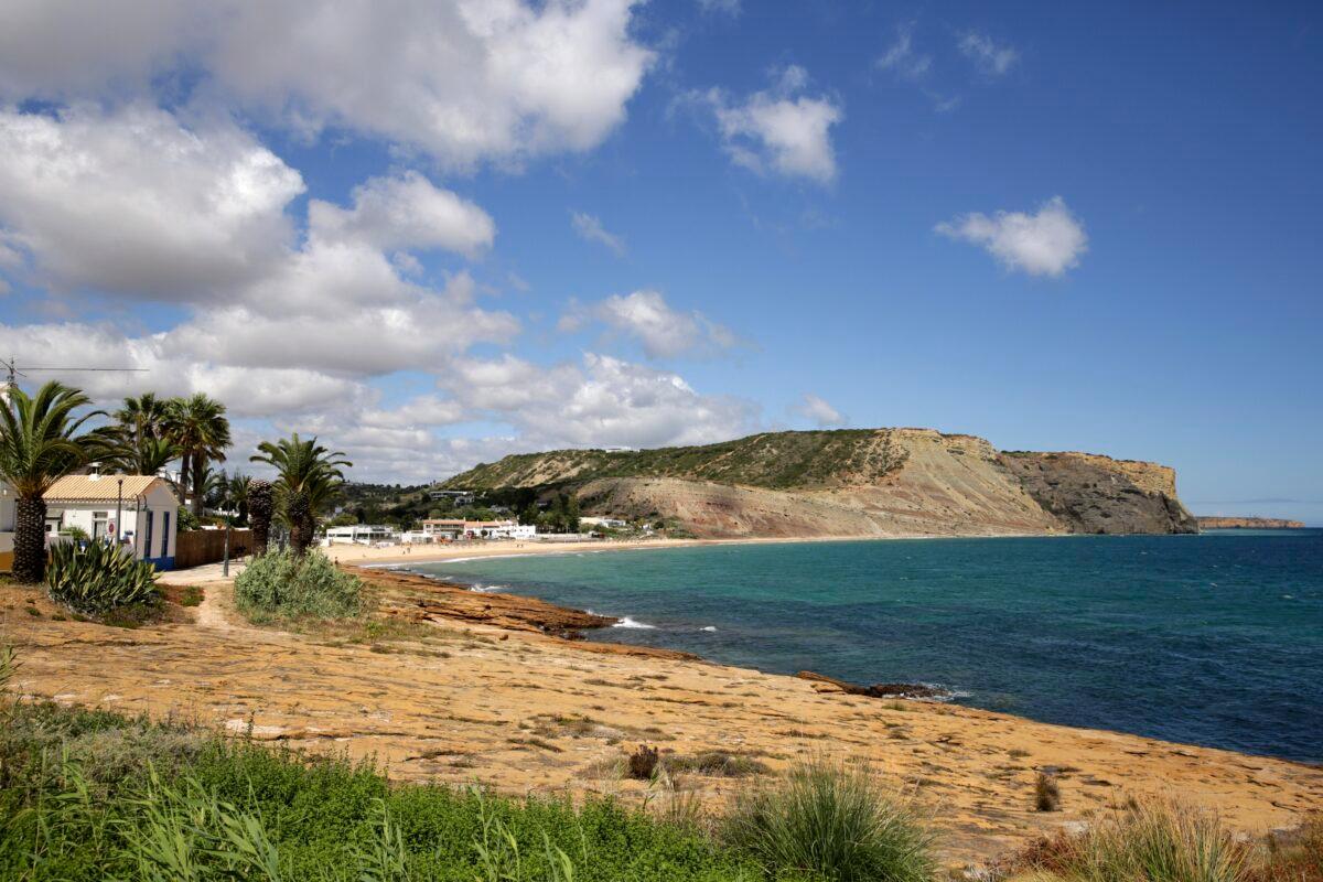 The coastline in Praia da Luz, in Portugal's Algarve coast, on June 4, 2020. (Armando Franca/AP Photo)