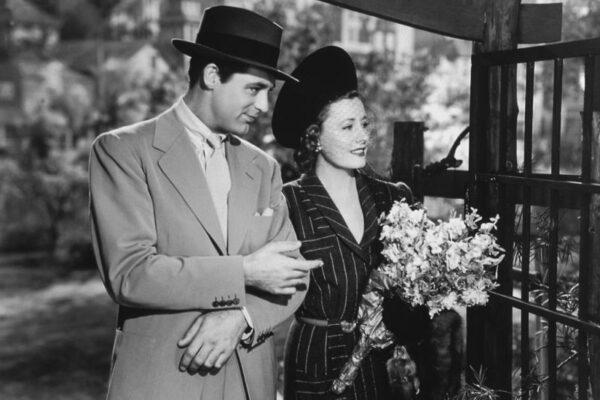 Newspaper reporter Roger (Cary Grant) marries pretty Julie (Irene Dunne), and they soon want to share their love with a child. (Public Domain)