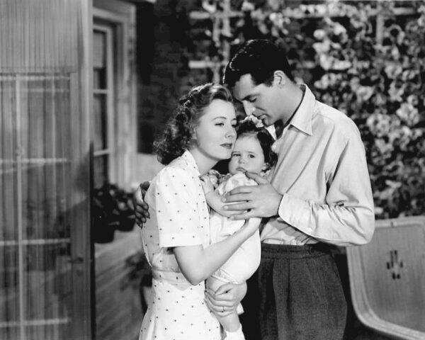 Newspaper reporter Roger (Cary Grant) marries pretty Julie (Irene Dunne) find their life becomes fuller when they adopt a baby. (Public Domain)