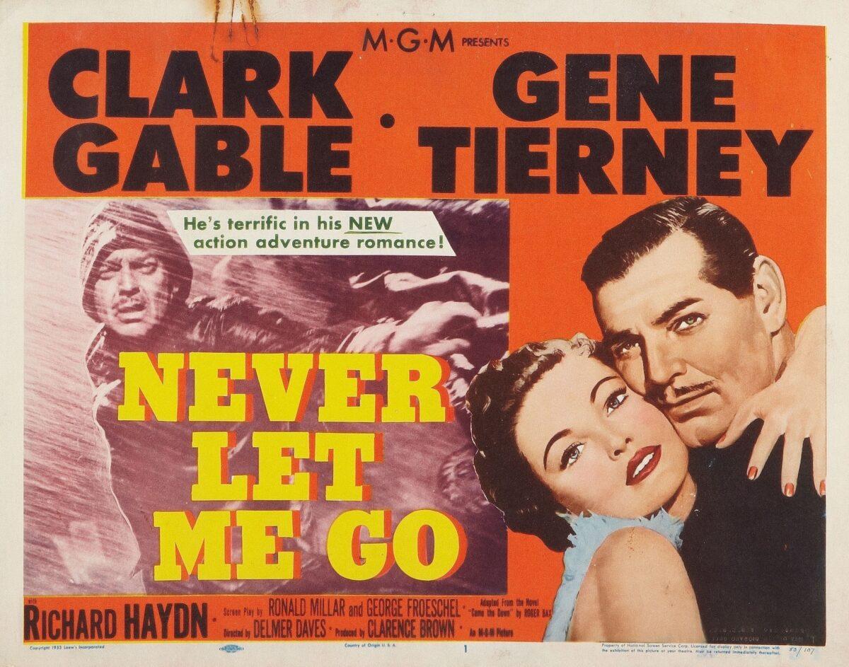 A lobby card for “Never Let Me Go” from 1953. (MovieStillsDB)