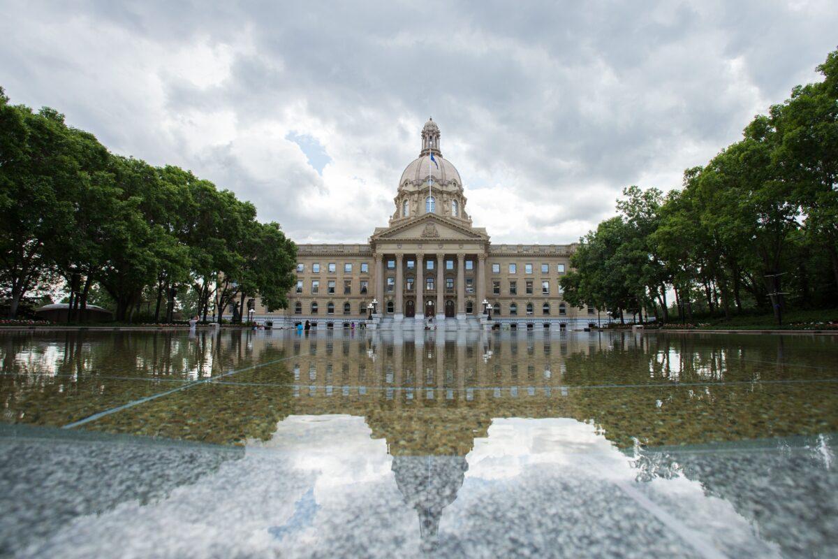 The Alberta Legislature building in Edmonton in a file photo. (Geoff Robins/AFP via Getty Images)